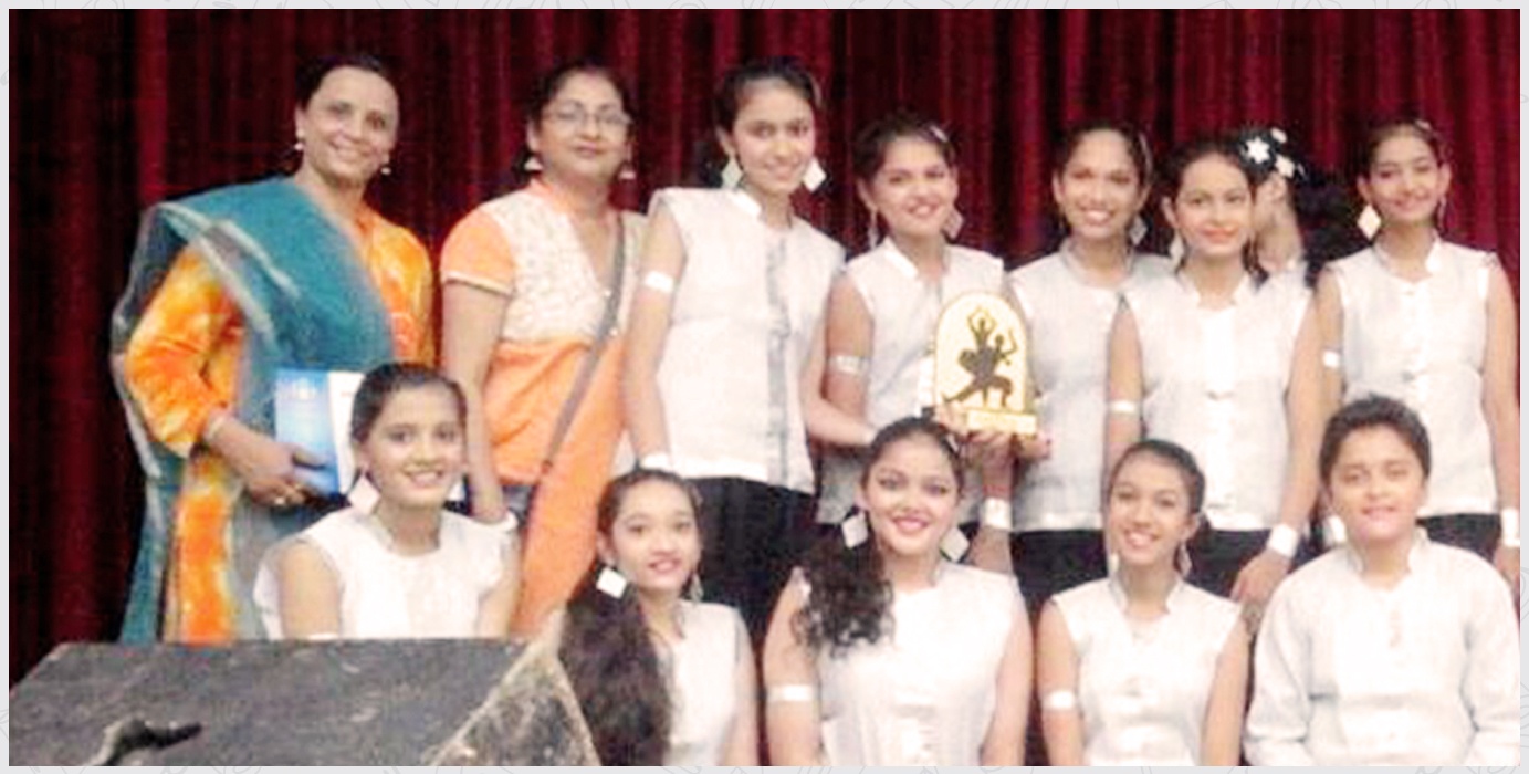 1st Prize at The Interschool Dance Competition at Anand Vidya Vihar School